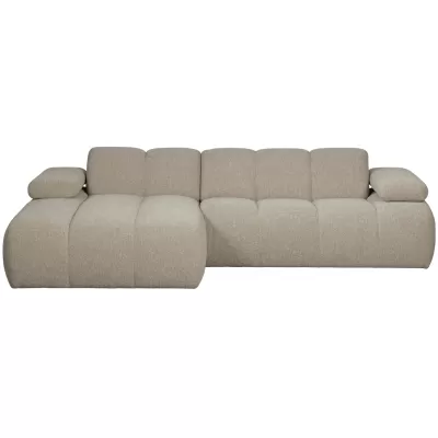 Mojo Chaise Longue links bouclé beige melange